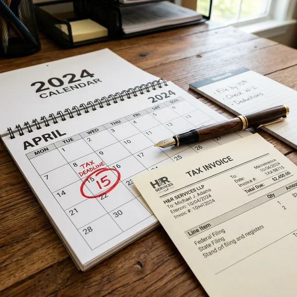 Calendar highlighting GST refund rules and 2-year filing deadline